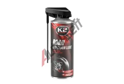 K2 ROAD DRY CHAIN LUBE 400 ml - suché mazivo na řetězy motocyklů K2 W143, W143 K2 ROAD DRY CHAIN LUBE 400 ml - suché mazivo na řetězy motocyklů K2 W143, W143
