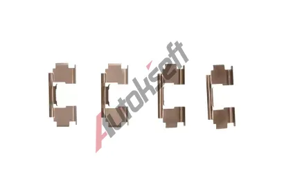 KAMOKA Sada psluenstv obloen kotouov brzdy KAM 1130282, 1130282