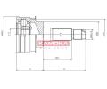 Kloub hnac�ho h��dele, sada&nbsp;KAMOKA&nbsp;&dash;&nbsp;KAM 6478