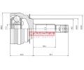 Kloub hnac�ho h��dele, sada&nbsp;KAMOKA&nbsp;&dash;&nbsp;KAM 7098