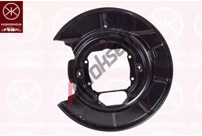 KLOKKERHOLM Ochranný plech proti nečistotám brzdového kotouče KK 0065876, 0065876  KLOKKERHOLM Ochranný plech proti nečistotám brzdového kotouče KK 0065876, 0065876