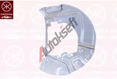 KLOKKERHOLM Ochranný plech proti nečistotám brzdového kotouče KK 0066378, 0066378  KLOKKERHOLM Ochranný plech proti nečistotám brzdového kotouče KK 0066378, 0066378