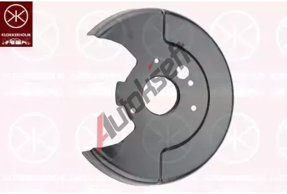 KLOKKERHOLM Ochrann� plech proti ne�istot�m brzdov�ho kotou�e KK 1670878, 1670878