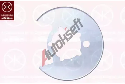 KLOKKERHOLM Ochrann� plech proti ne�istot�m brzdov�ho kotou�e KK 3081877, 3081877