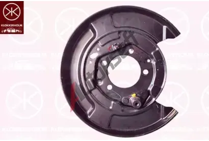 KLOKKERHOLM Ochrann� plech proti ne�istot�m brzdov�ho kotou�e KK 3386878, 3386878