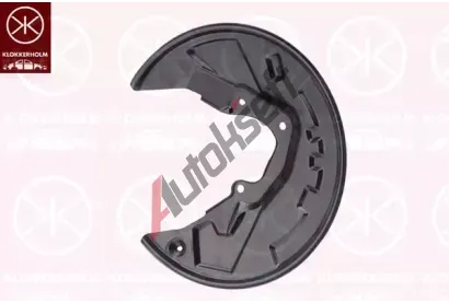 KLOKKERHOLM Ochrann plech proti neistotm brzdovho kotoue KK 5551877, 5551877