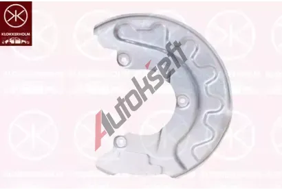 KLOKKERHOLM Ochrann plech proti neistotm brzdovho kotoue KK 7516377, 7516377