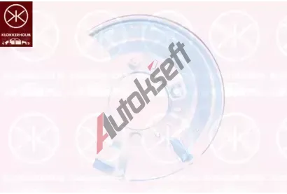 KLOKKERHOLM Ochrann plech proti neistotm brzdovho kotoue KK 8109377, 8109377