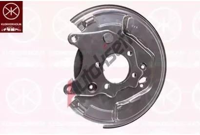 KLOKKERHOLM Ochrann plech proti neistotm brzdovho kotoue KK 8109877, 8109877