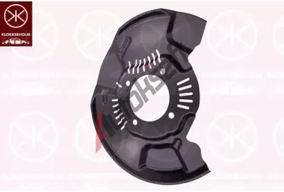 KLOKKERHOLM Ochranný plech proti nečistotám brzdového kotouče KK 8128374, 8128374 KLOKKERHOLM Ochranný plech proti nečistotám brzdového kotouče KK 8128374, 8128374