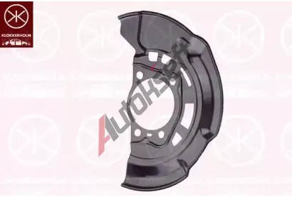 KLOKKERHOLM Ochrann plech proti neistotm brzdovho kotoue KK 8179378, 8179378