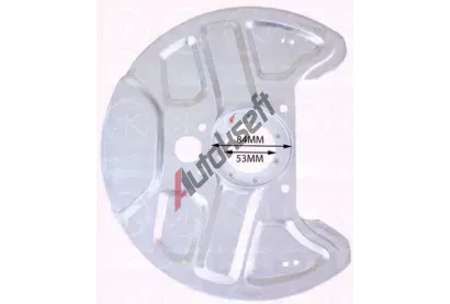 KLOKKERHOLM Ochrann� plech proti rozst�ikov�n� - brzdov� kotou� KK 9040371, 9040371