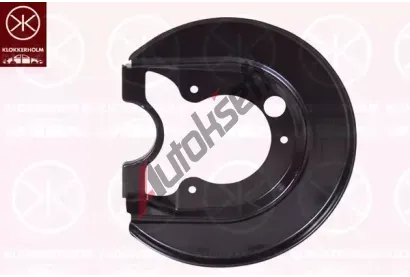 KLOKKERHOLM Ochrann plech proti neistotm brzdovho kotoue KK 9523873, 9523873
