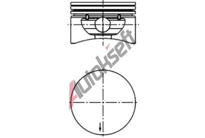 KOLBENSCHMIDT P�st KLB 40380610, 40380610
