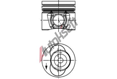 KOLBENSCHMIDT P�st KLB 40734600, 40734600