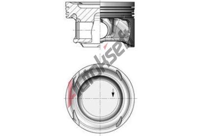 KOLBENSCHMIDT Píst KLB 40859600, 40859600  KOLBENSCHMIDT Píst KLB 40859600, 40859600
