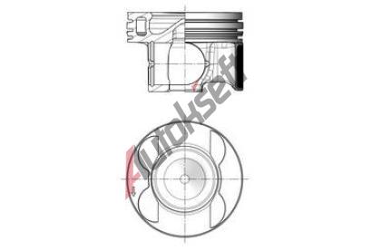 KOLBENSCHMIDT Píst KLB 41079600, 41079600  KOLBENSCHMIDT Píst KLB 41079600, 41079600