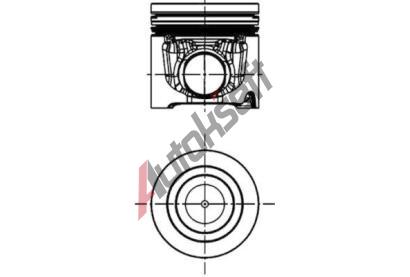 KOLBENSCHMIDT Píst KLB 41106600, 41106600 KOLBENSCHMIDT Píst KLB 41106600, 41106600