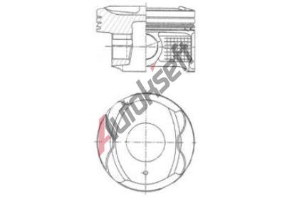 KOLBENSCHMIDT P�st KLB 41250600, 41250600
