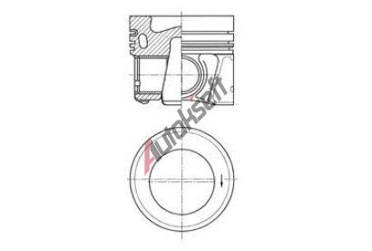 KOLBENSCHMIDT Píst KLB 41270620, 41270620 KOLBENSCHMIDT Píst KLB 41270620, 41270620