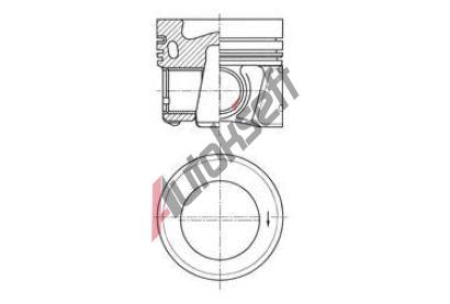 KOLBENSCHMIDT Píst KLB 41661610, 41661610 KOLBENSCHMIDT Píst KLB 41661610, 41661610