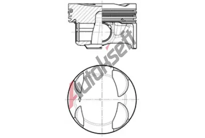 KOLBENSCHMIDT P�st KLB 41671600, 41671600