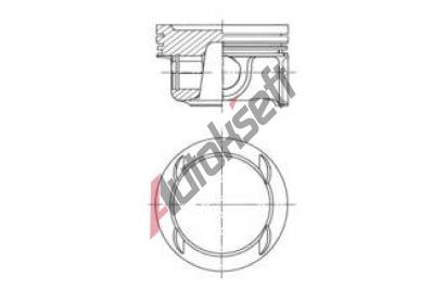 KOLBENSCHMIDT Píst KLB 41784600, 41784600 KOLBENSCHMIDT Píst KLB 41784600, 41784600