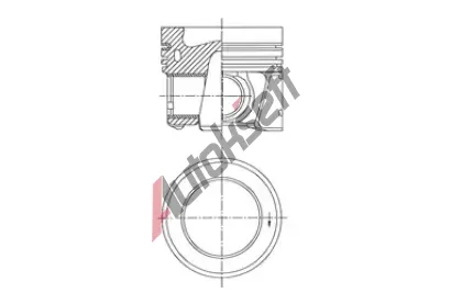 KOLBENSCHMIDT Píst KLB 41785620, 41785620 KOLBENSCHMIDT Píst KLB 41785620, 41785620