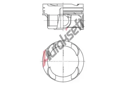 KOLBENSCHMIDT P�st KLB 42100600, 42100600