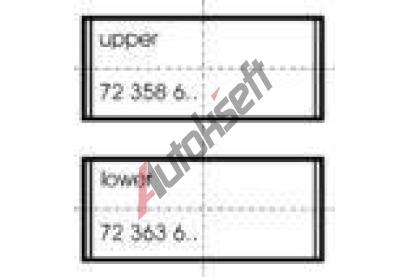 KOLBENSCHMIDT Ojnin loiska - sada KLB 77752600, 77752600