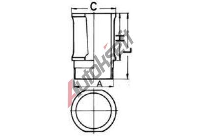 KOLBENSCHMIDT Vlcov pouzdro KLB 89301110, 89301110