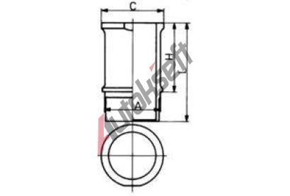KOLBENSCHMIDT Vlcov pouzdro KLB 89584110, 89584110