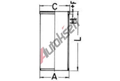 KOLBENSCHMIDT Vlcov pouzdro KLB 89734190, 89734190