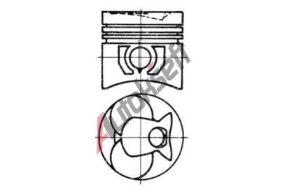 KOLBENSCHMIDT Píst KLB 93444620, 93444620  KOLBENSCHMIDT Píst KLB 93444620, 93444620
