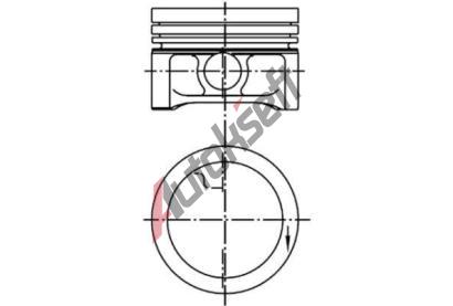 KOLBENSCHMIDT Píst KLB 99455600, 99455600 KOLBENSCHMIDT Píst KLB 99455600, 99455600