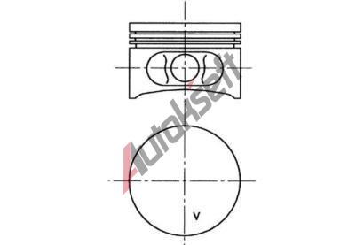 KOLBENSCHMIDT Píst KLB 99646600, 99646600  KOLBENSCHMIDT Píst KLB 99646600, 99646600