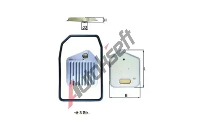 KNECHT Hydraulick filtr automatick pevodovky KNC HX 163KIT, HX 163KIT