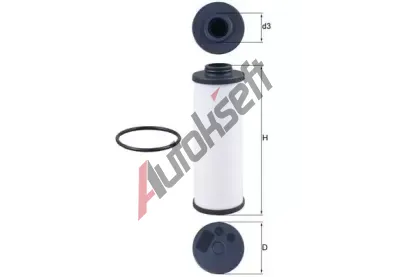 KNECHT Hydraulický filtr automatické převodovky KNC HX 186D, HX 186D KNECHT Hydraulický filtr automatické převodovky KNC HX 186D, HX 186D
