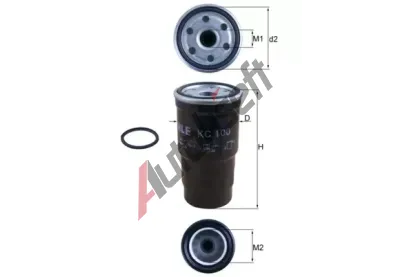 KNECHT Palivov filtr KNC KC 100D, KC 100D