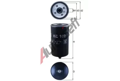 KNECHT Palivov filtr KNC KC 102, KC 102