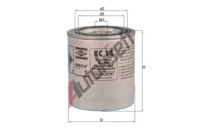KNECHT Palivov� filtr KNC KC 14, KC 14
