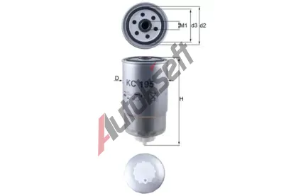 KNECHT Palivov filtr KNC KC 195, KC 195