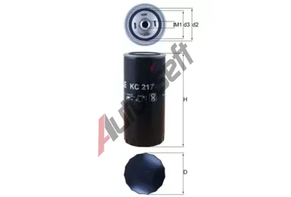 KNECHT Palivov filtr KNC KC 217, KC 217