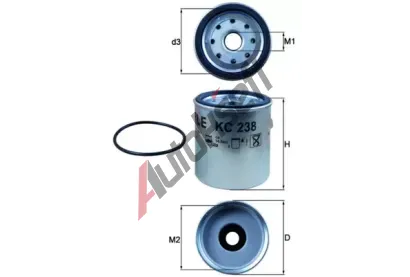 KNECHT Palivov filtr KNC KC 238D, KC 238D