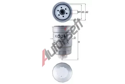 KNECHT Palivov filtr KNC KC 244, KC 244
