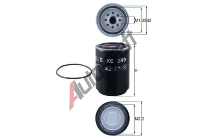 KNECHT Palivov filtr KNC KC 249D, KC 249D