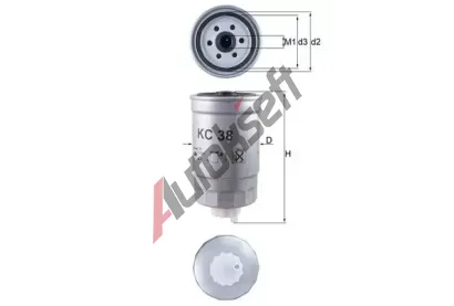 KNECHT Palivov filtr KNC KC 38, KC 38