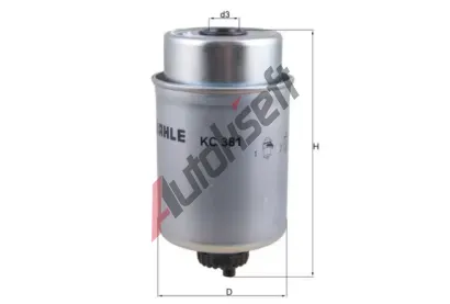 KNECHT Palivov filtr KNC KC 381, KC 381