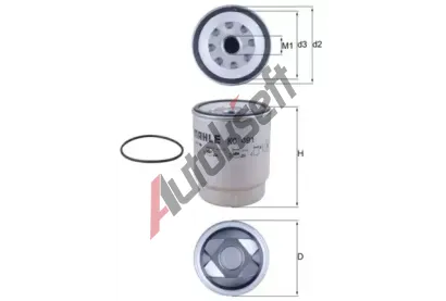 KNECHT Palivov filtr KNC KC 491D, KC 491D