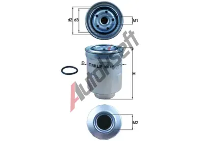 KNECHT Palivov filtr KNC KC 510D, KC 510D